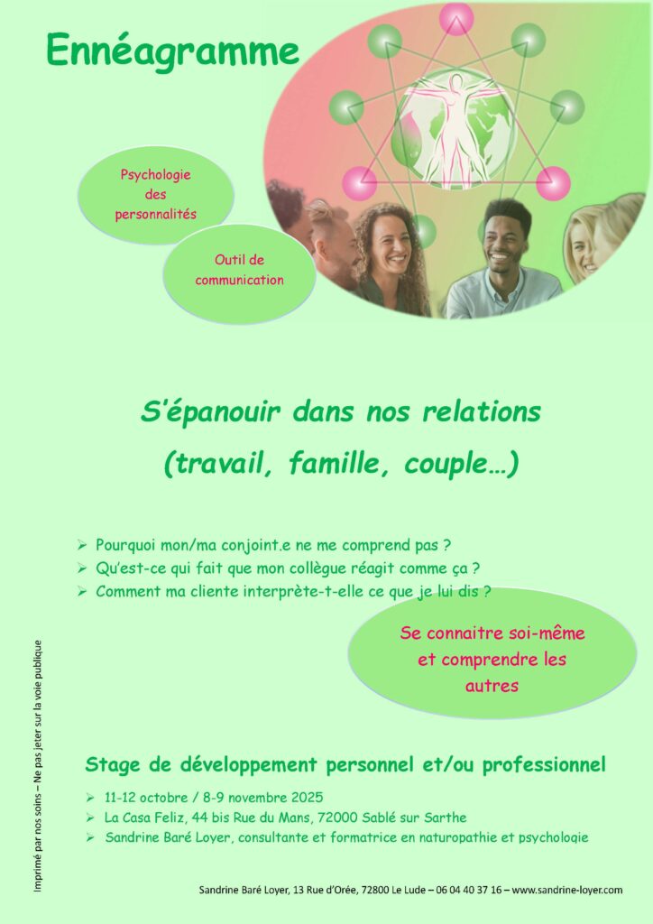 Affiche formation Ennéagramme